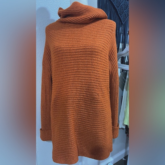 Pilcro Anthropologie ribbed oversized cowl neck sweater - Picture 5 of 8